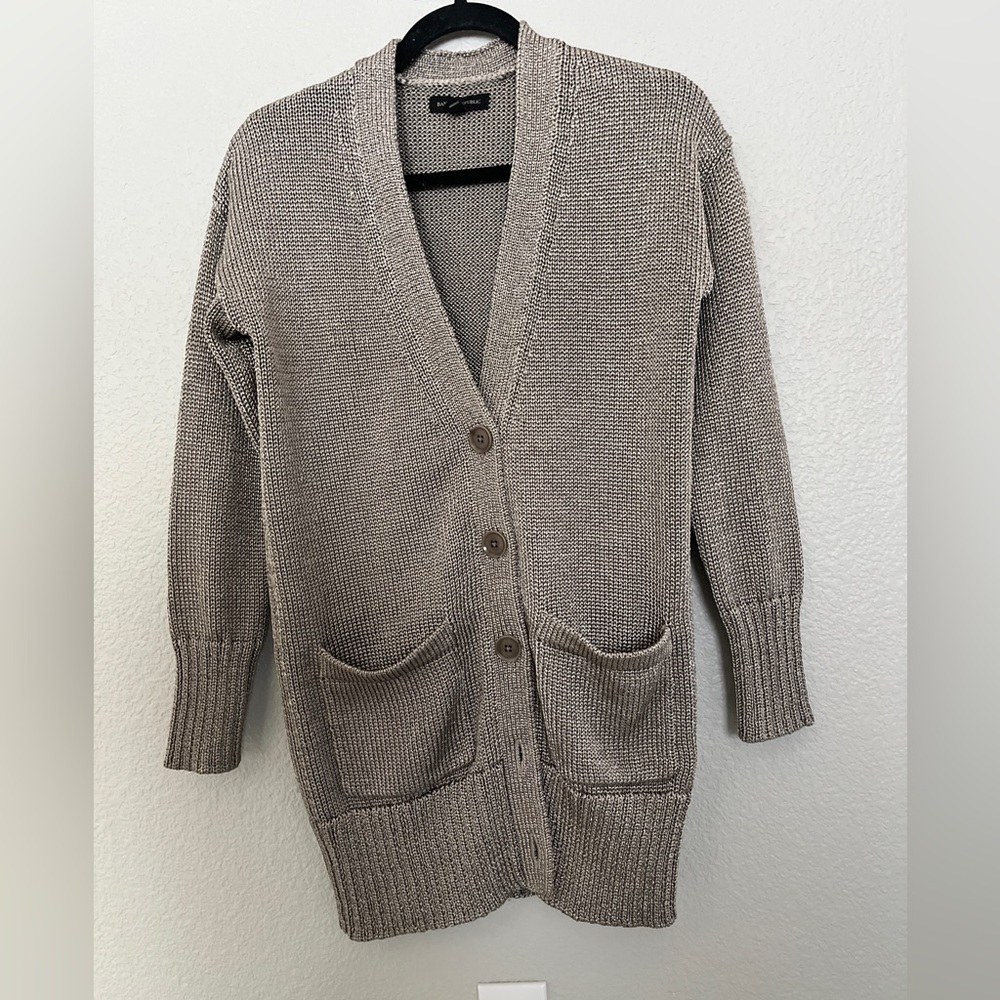 Banana republic metallic cardigan size S